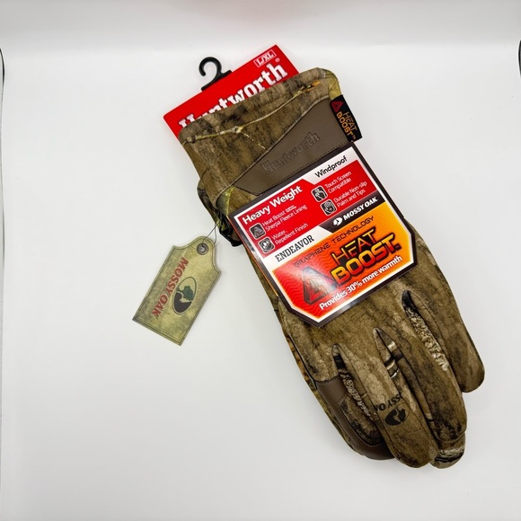 Mossy Oak Endeavor Heavy Weight Hunting Gloves  Graphene Technology Warm Durable - Picture 5 of 9